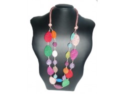Handmade Special Fabric Necklace "Bliss"